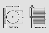 technical drawing of a roll up door