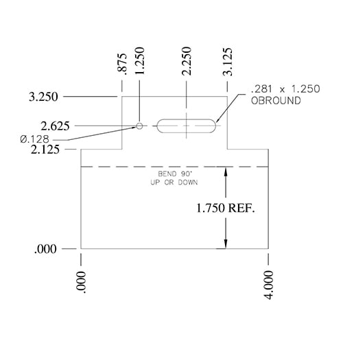 Lock hole adjustment angle