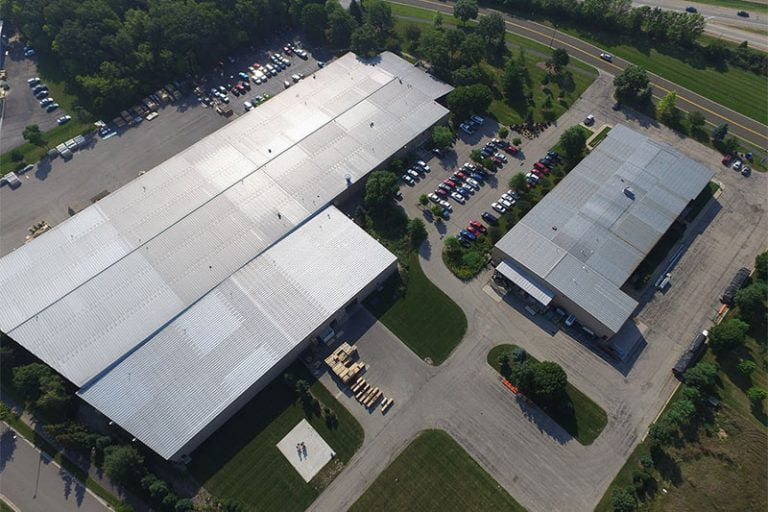 an aerial photo of the TracRite facility